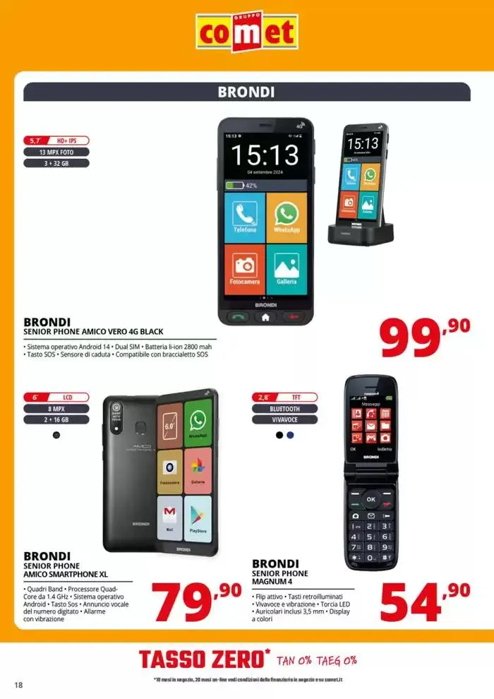 Speciale Telefonia da Comet! da 3 aprile a 16 aprile di 2025 - Pagina del volantino 18