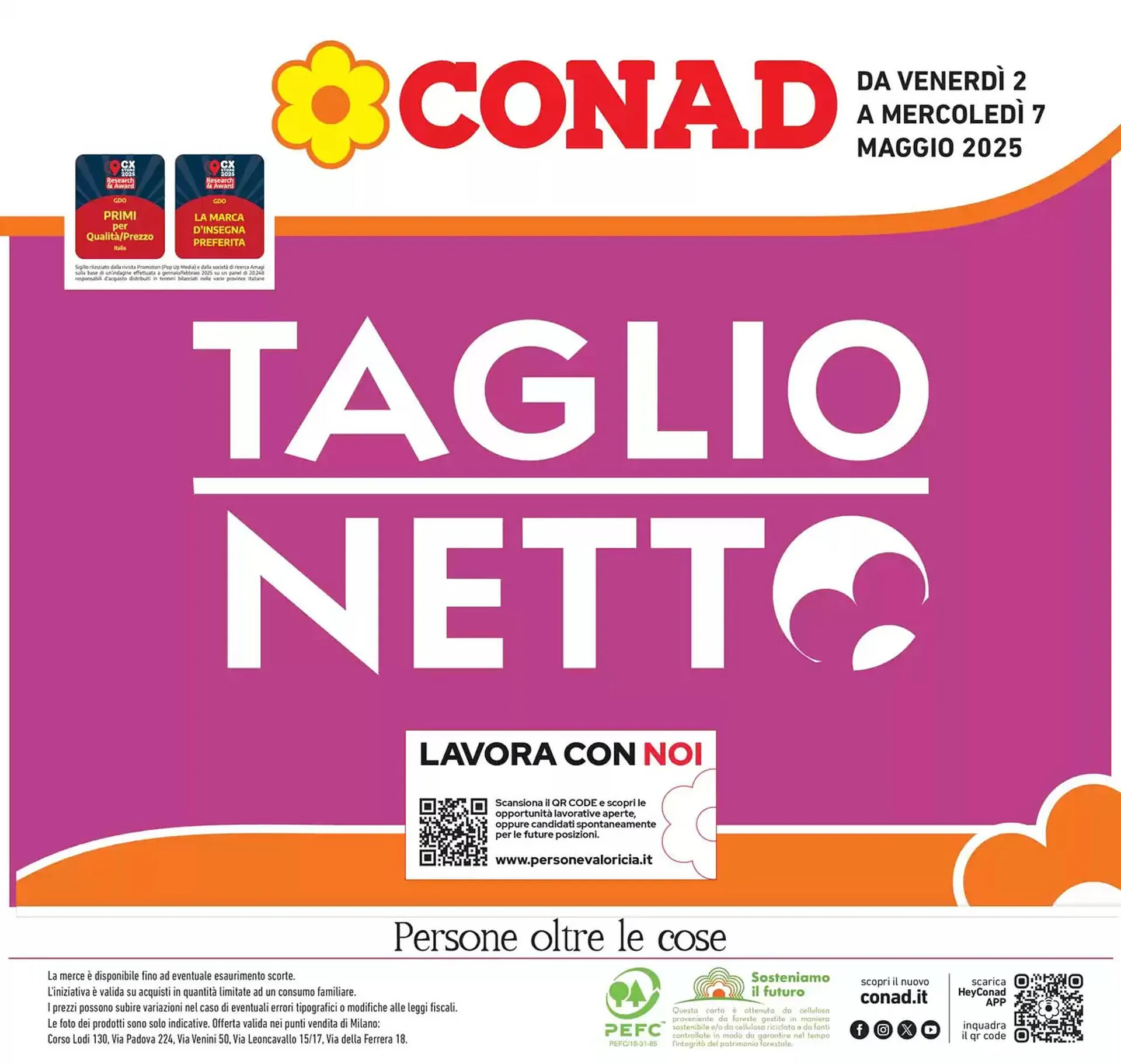 Volantino Conad da 2 maggio a 7 maggio di 2025 - Pagina del volantino 1