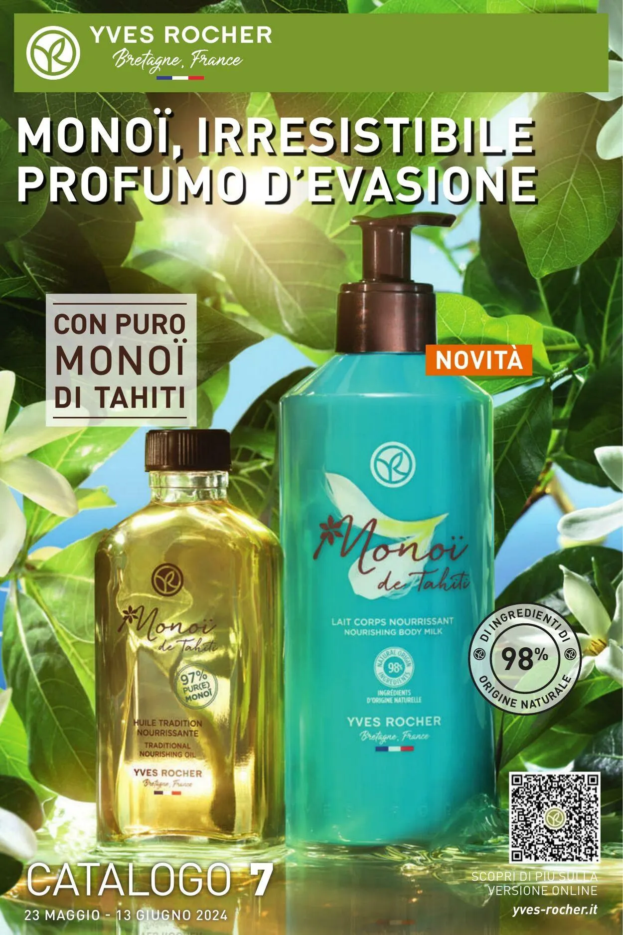 Yves Rocher Volantino attuale da 4 luglio a 18 luglio di 2024 - Pagina del volantino 1