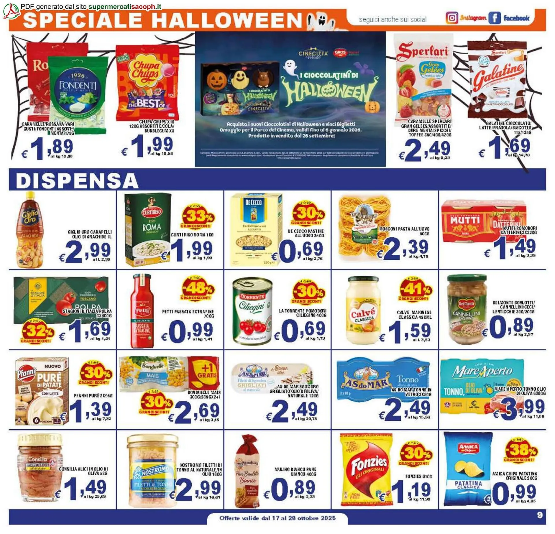 Volantino Sacoph da 17 ottobre a 28 ottobre di 2025 - Pagina del volantino 9