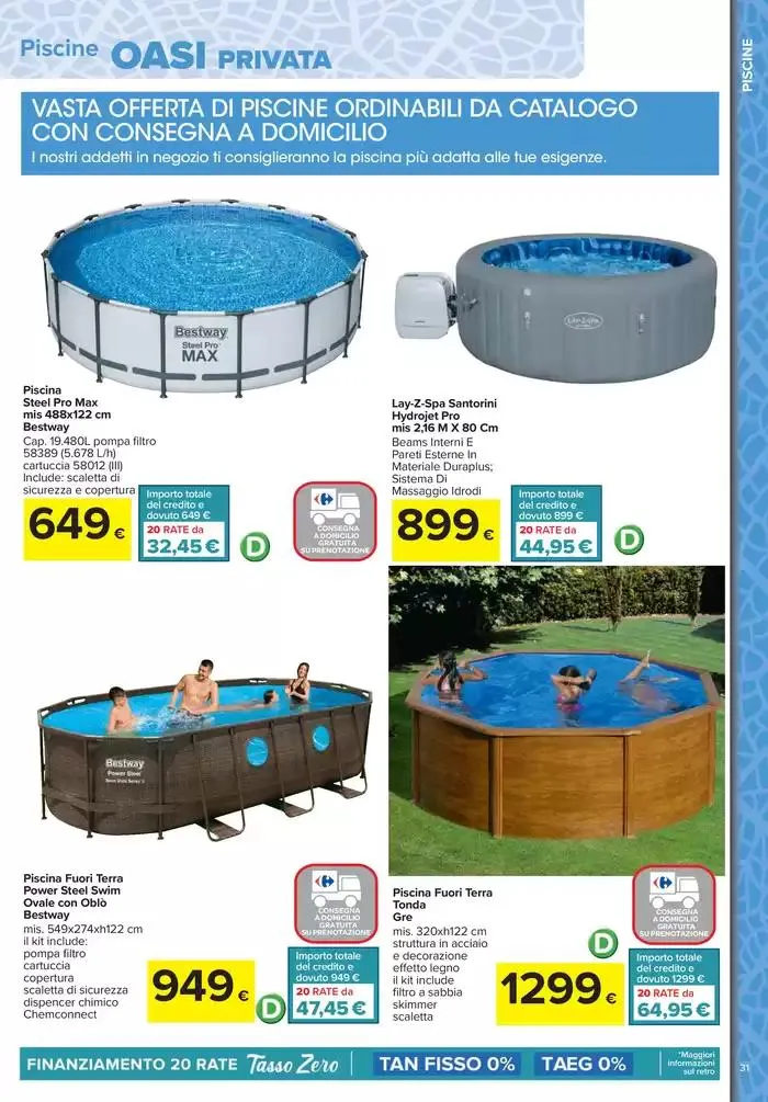 Stile e comfort all'aperto da 1 aprile a 30 aprile di 2025 - Pagina del volantino 31