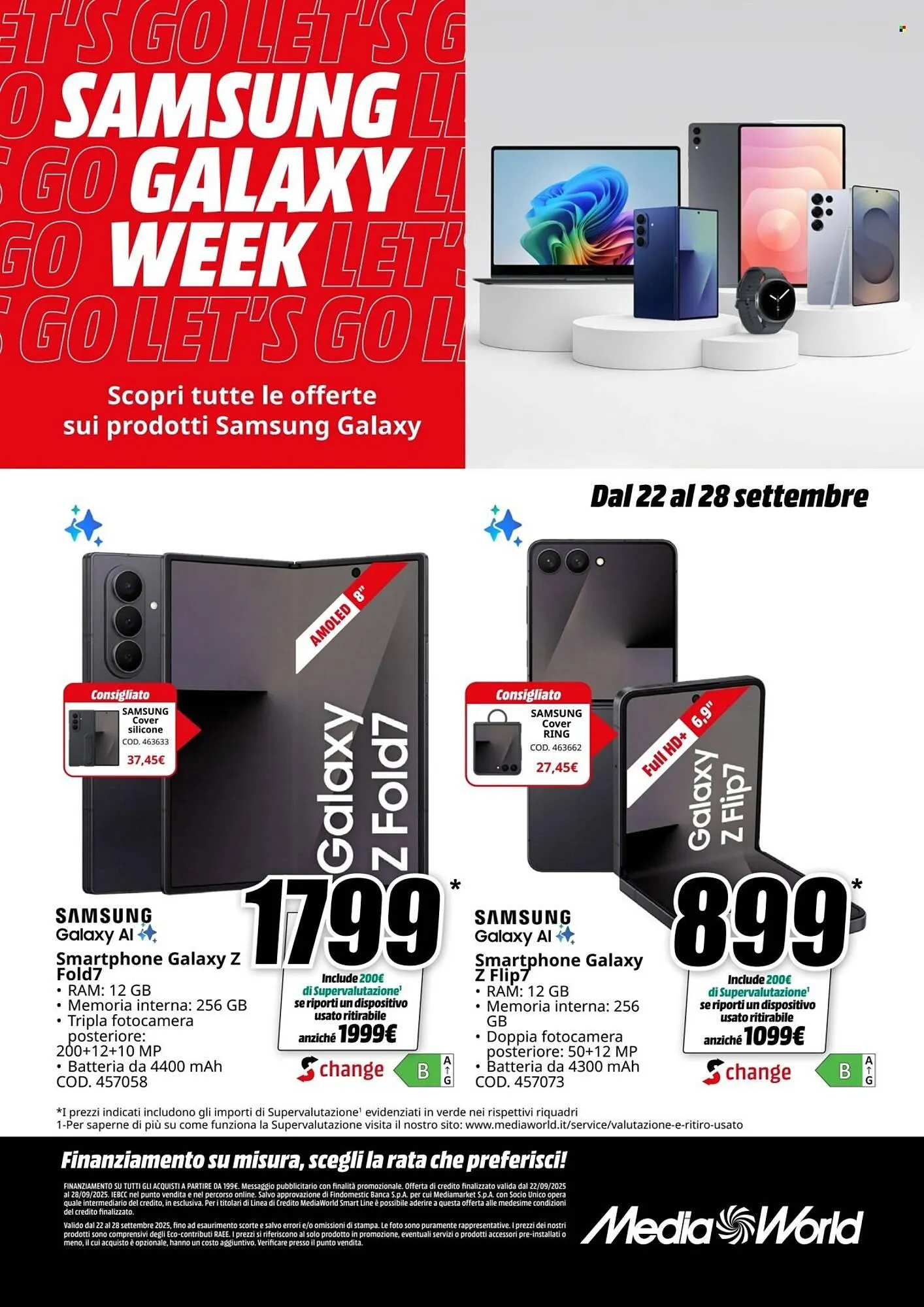 Volantino MediaWorld da 22 settembre a 28 settembre di 2025 - Pagina del volantino 1