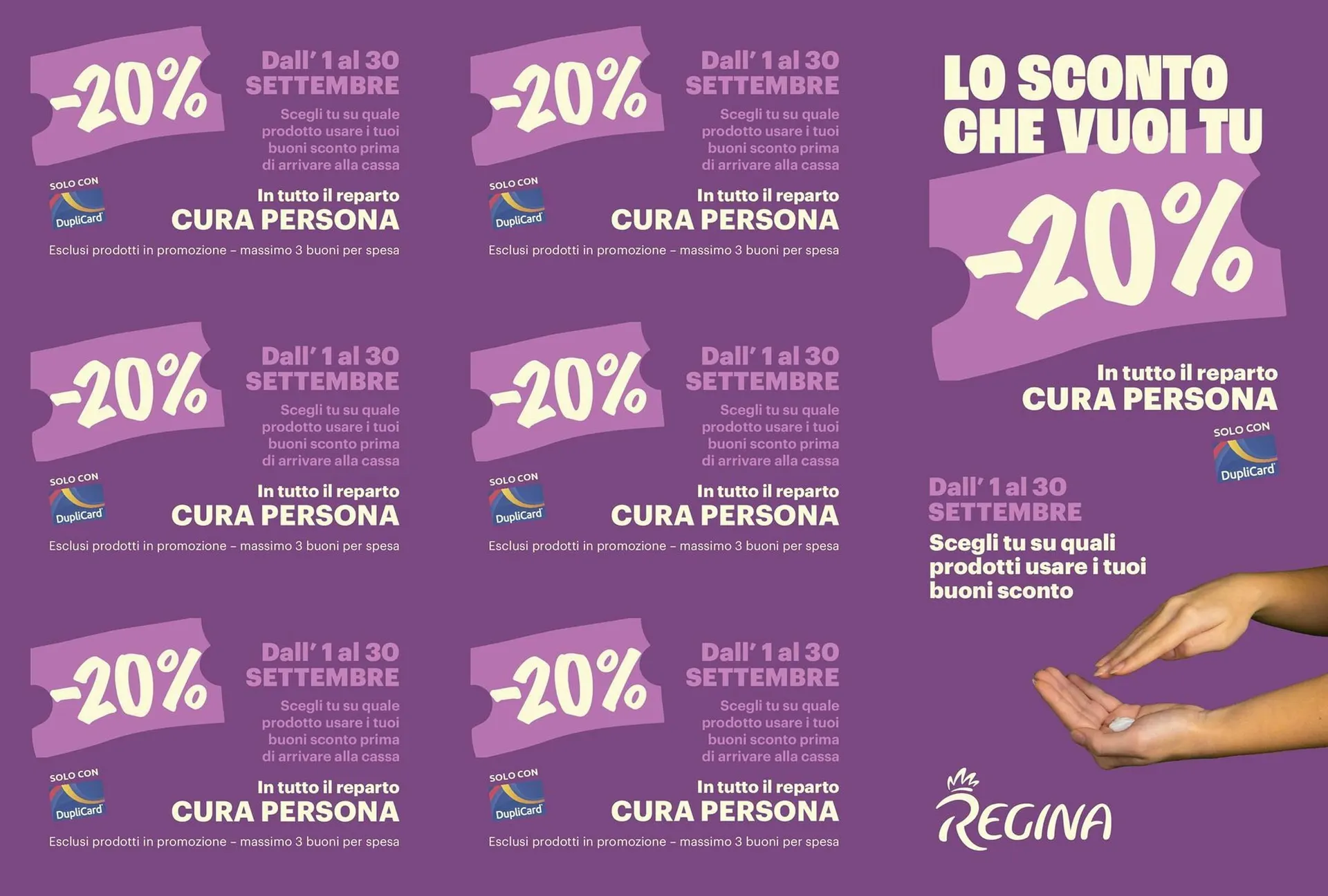 Volantino Regina da 1 settembre a 30 settembre di 2025 - Pagina del volantino 1