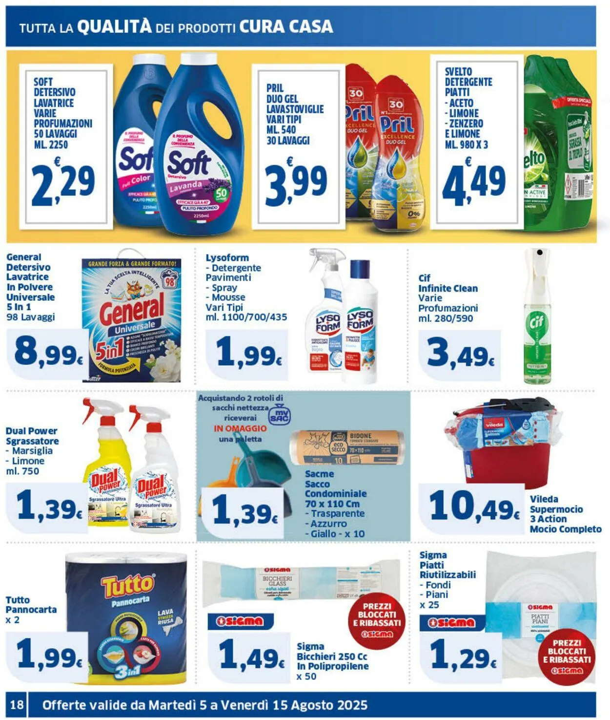 Sigma - Roma Volantino attuale da 5 agosto a 15 agosto di 2025 - Pagina del volantino 18