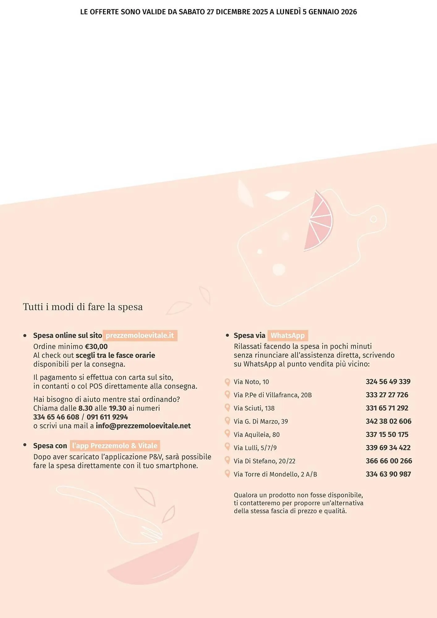 Volantino Prezzemolo e Vitale da 29 dicembre a 5 gennaio di 2026 - Pagina del volantino 40