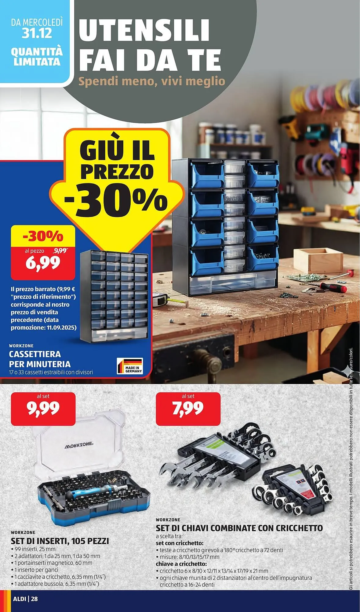 Volantino ALDI da 29 dicembre a 4 gennaio di 2026 - Pagina del volantino 28