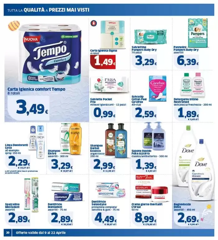 Buona Pasqua da 9 aprile a 22 aprile di 2025 - Pagina del volantino 20