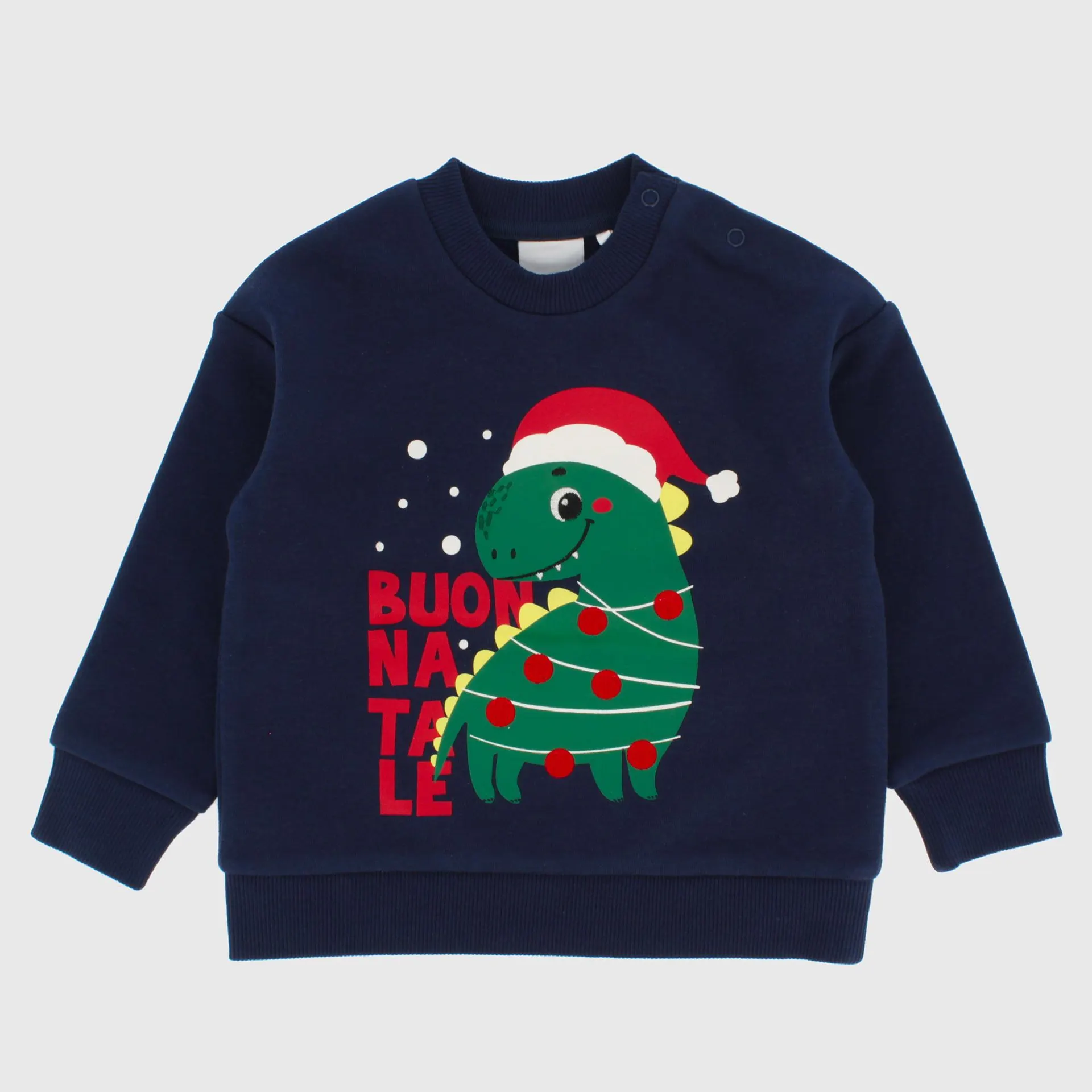 Felpa girocollo da bambino, blu