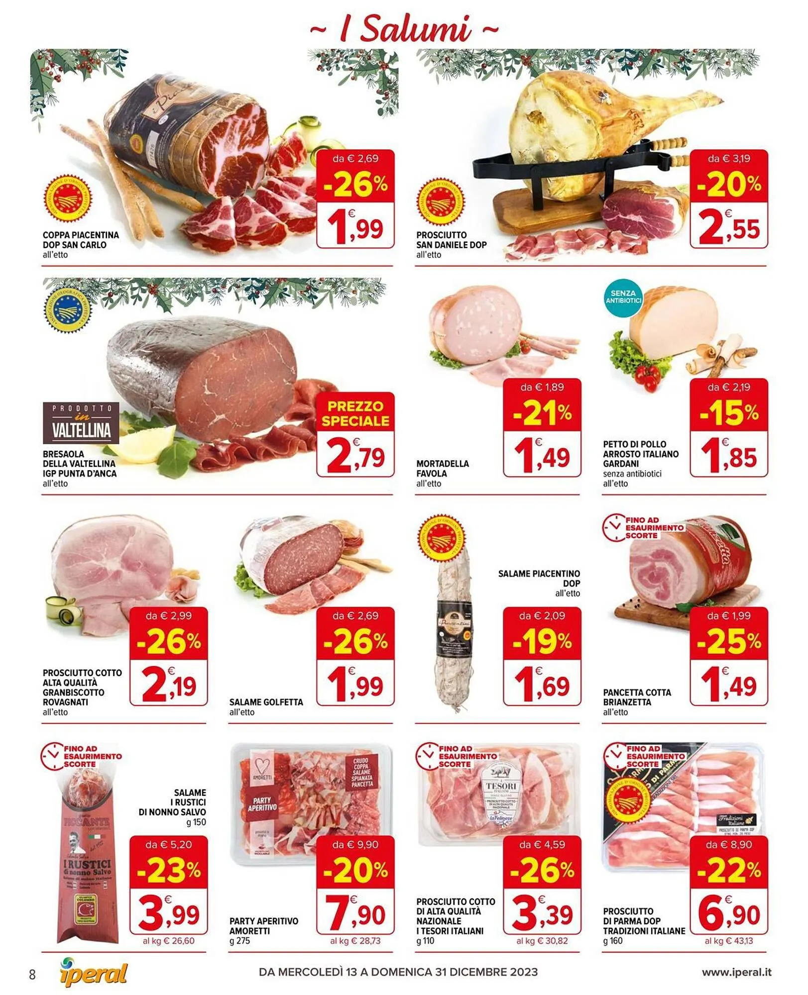 Volantino Iperal da 13 dicembre a 31 dicembre di 2023 - Pagina del volantino 8