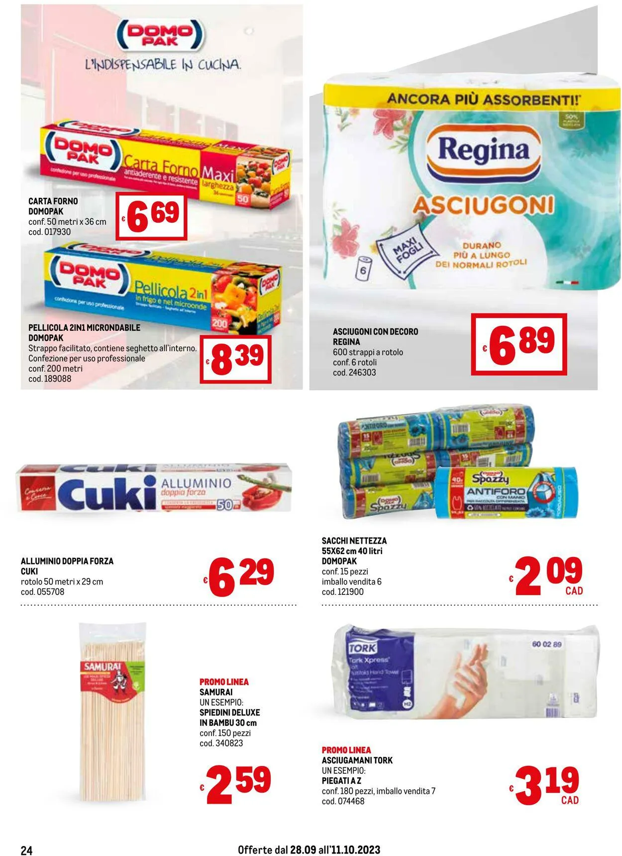 Metro Volantino attuale da 28 settembre a 11 ottobre di 2023 - Pagina del volantino 24