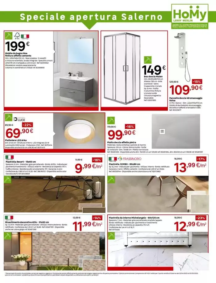 Nuova apertura di Leroy Merlin a Salerno! da 2 aprile a 5 maggio di 2025 - Pagina del volantino 5