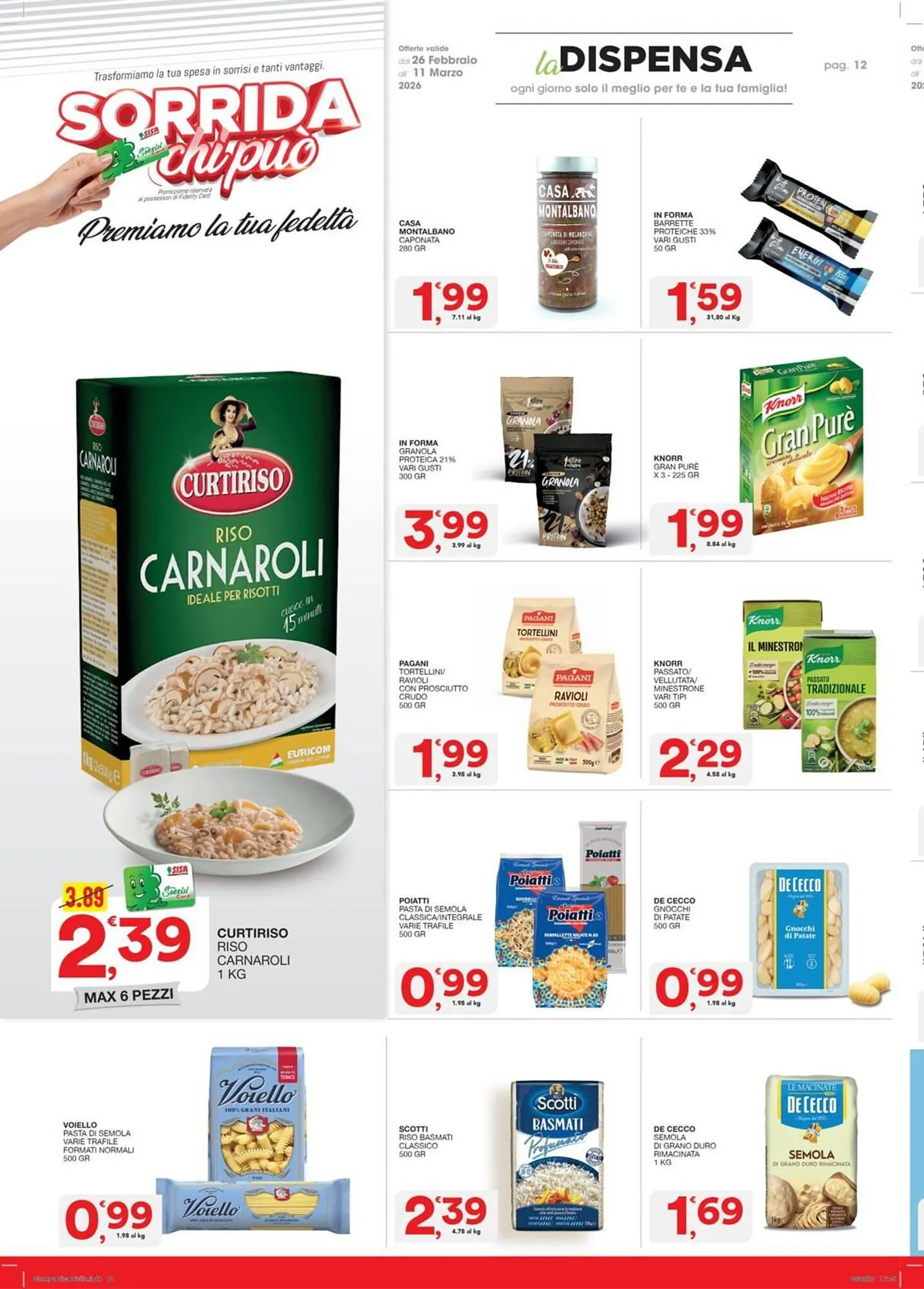 Volantino Sisa da 26 febbraio a 11 marzo di 2026 - Pagina del volantino 12
