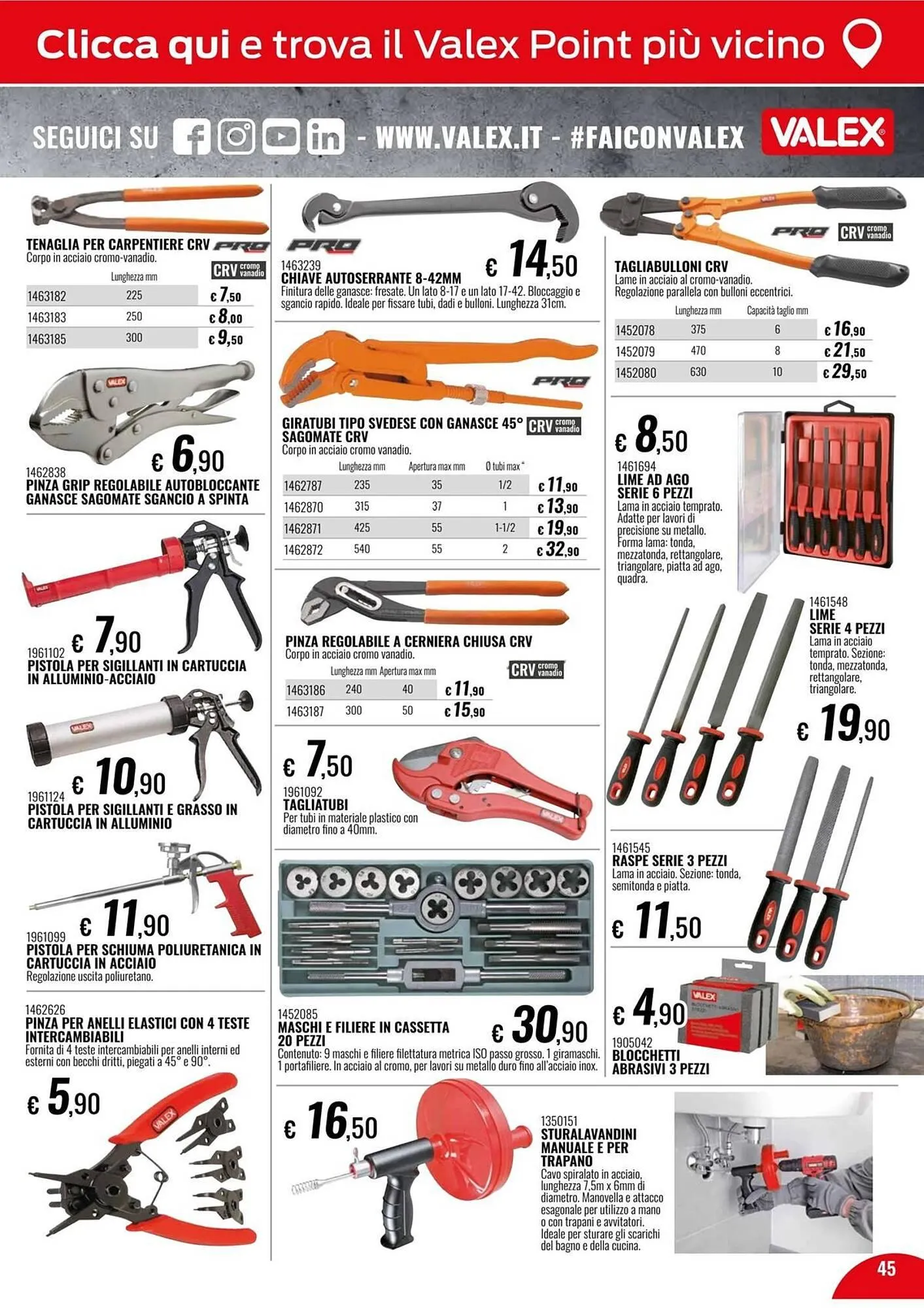 Volantino Valex da 5 marzo a 31 dicembre di 2025 - Pagina del volantino 45