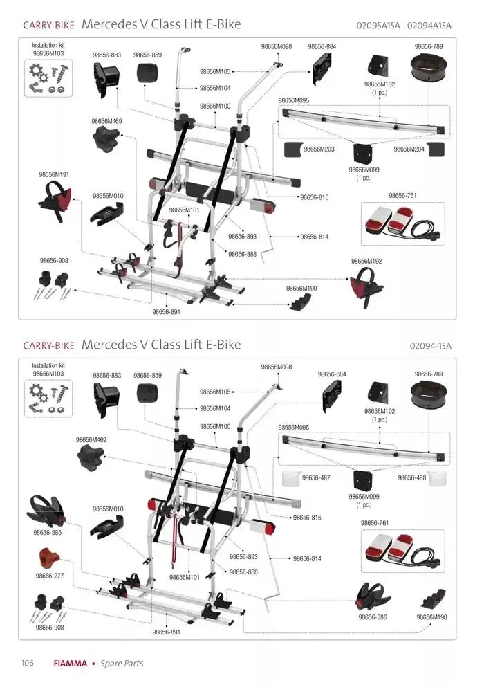 Spare parts catalogo 2025 da 14 gennaio a 31 dicembre di 2025 - Pagina del volantino 106