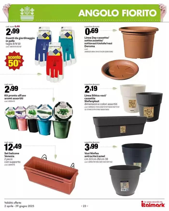 Vivi il giardino da 2 aprile a 29 giugno di 2025 - Pagina del volantino 23