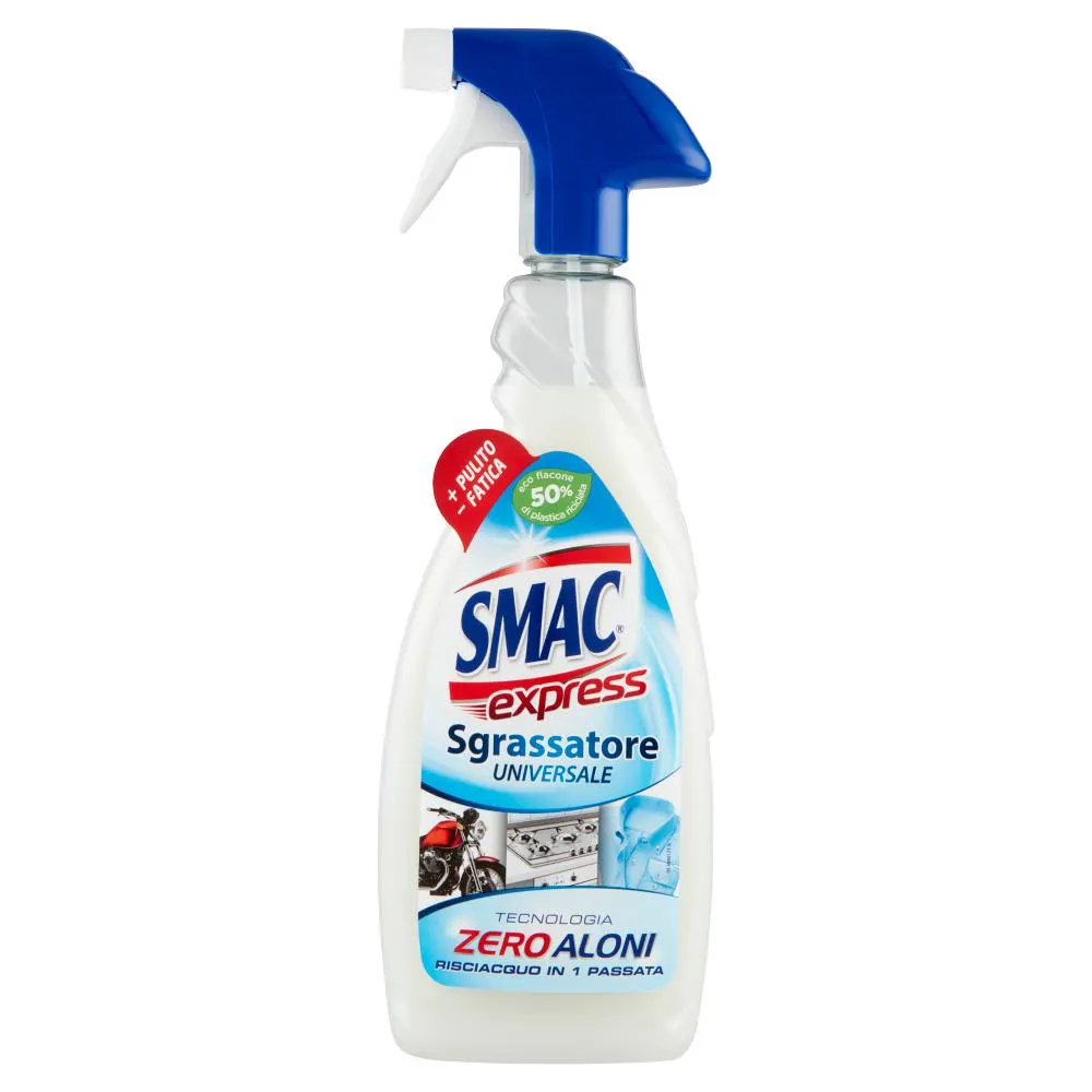 Smac Express Sgrassatore Universale, Multisuperficie, Tecnologia Zero Aloni, 650 ml