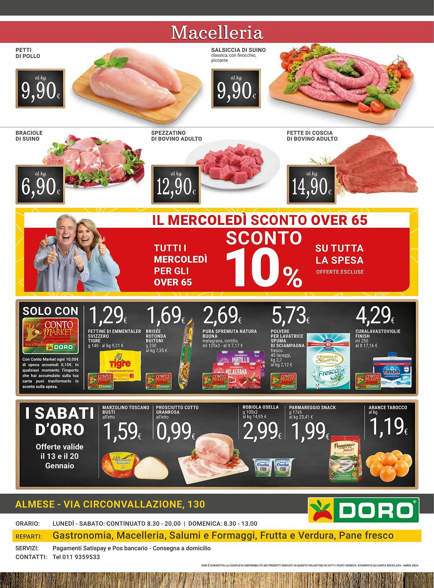Volantino Doro Supermercati da 9 gennaio a 21 gennaio di 2024 - Pagina del volantino 12