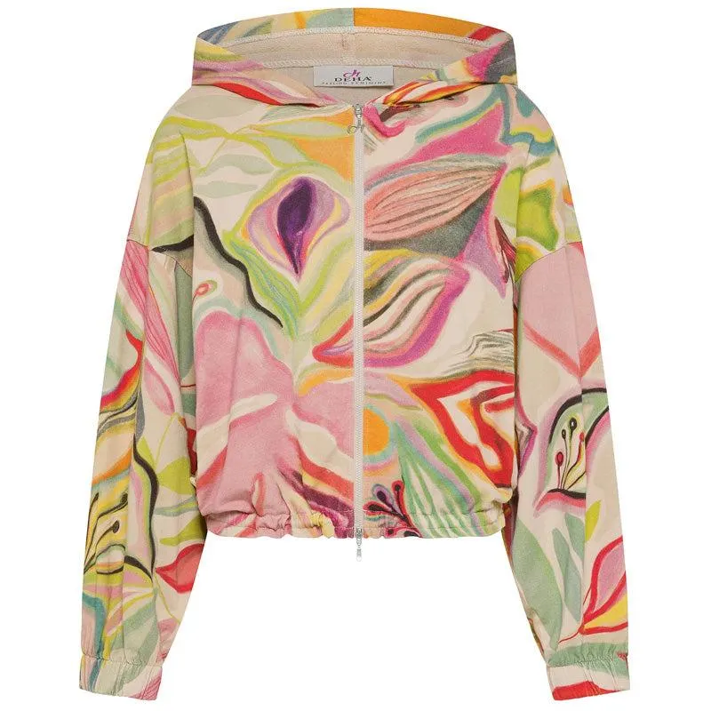 Felpa donna Organica Flower Power