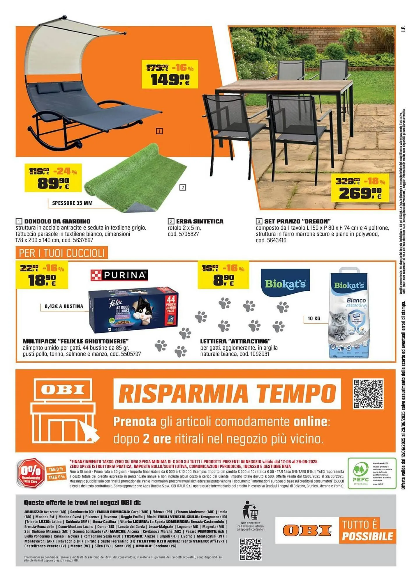 Volantino OBI da 12 giugno a 29 giugno di 2025 - Pagina del volantino 12