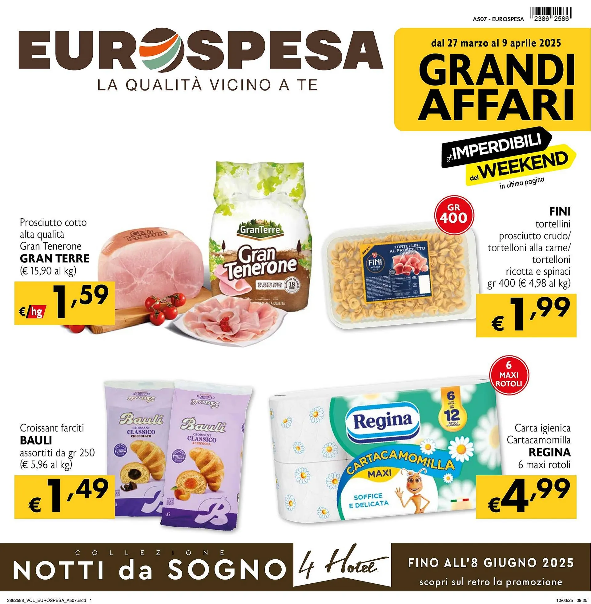 Volantino Eurospesa da 27 marzo a 9 aprile di 2025 - Pagina del volantino 1