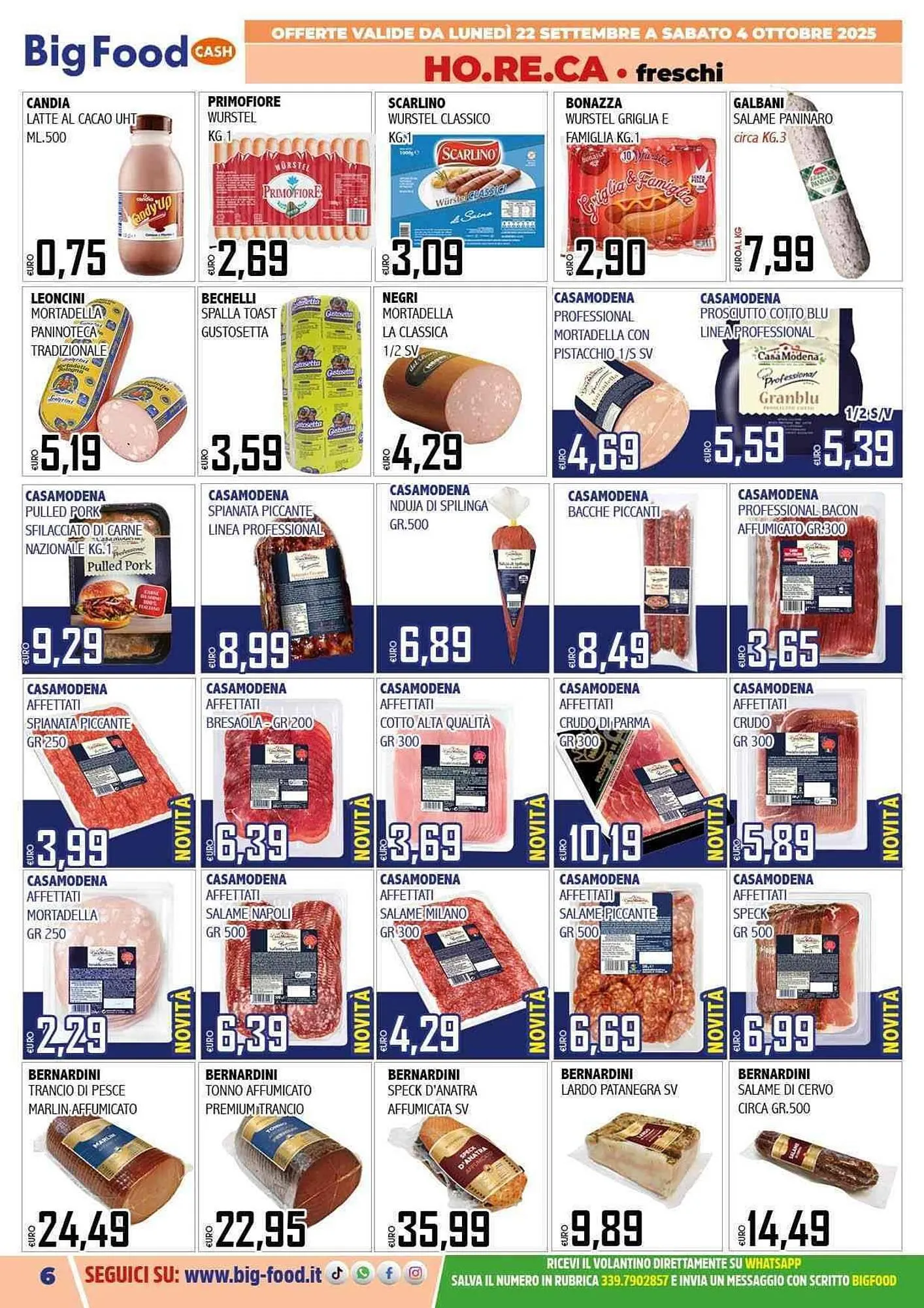 Volantino Big Food da 22 settembre a 4 ottobre di 2025 - Pagina del volantino 6