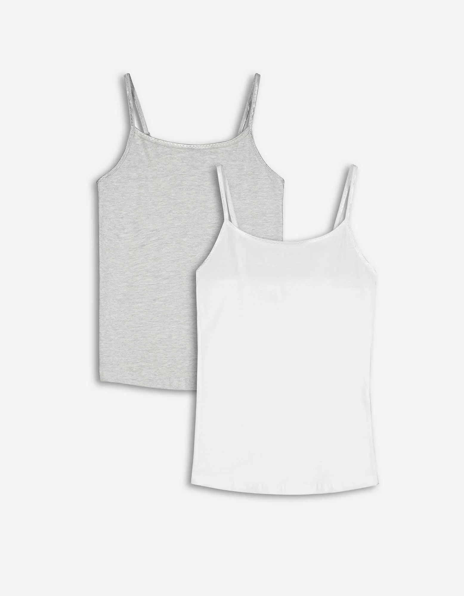 Top - Confezione da 2 pezzi - bianco