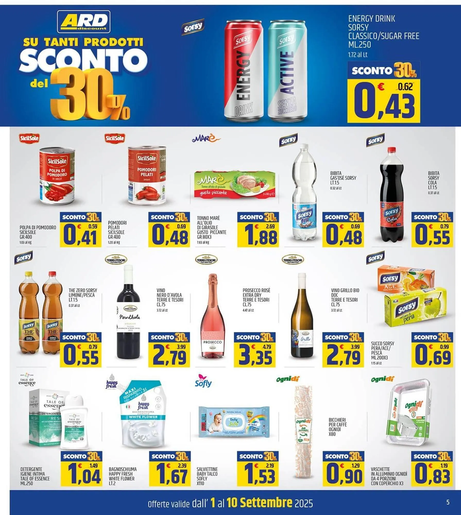 Volantino Ard Discount da 1 settembre a 10 settembre di 2025 - Pagina del volantino 5