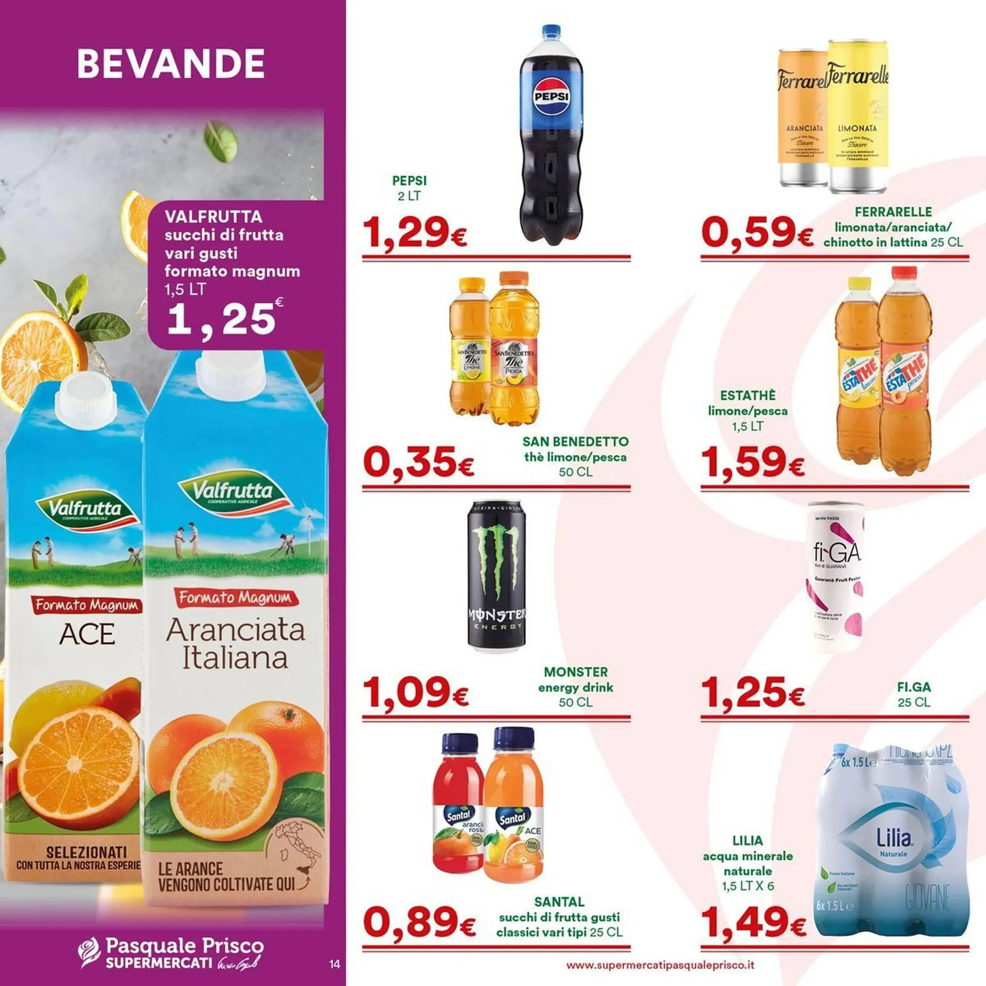 Volantino Supermercati Pasquale Prisco da 26 agosto a 7 gennaio di 2026 - Pagina del volantino 14