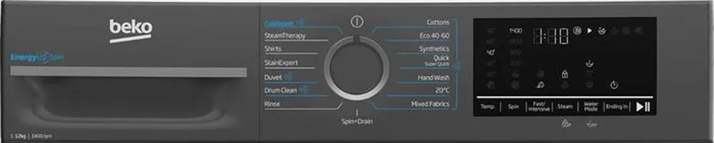 BEKO - Lavatrice BMEUWT41241M 12 Kg Classe A-Antracite