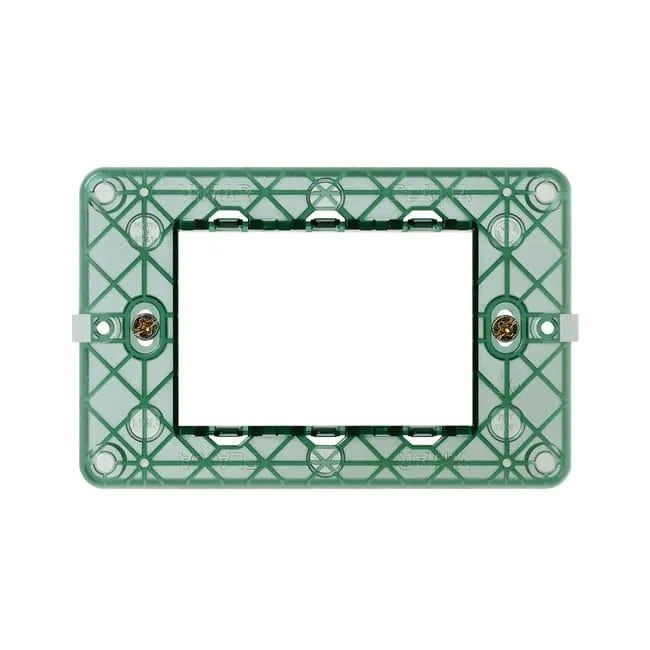 Supporto 3 moduli Plana VIMAR verde