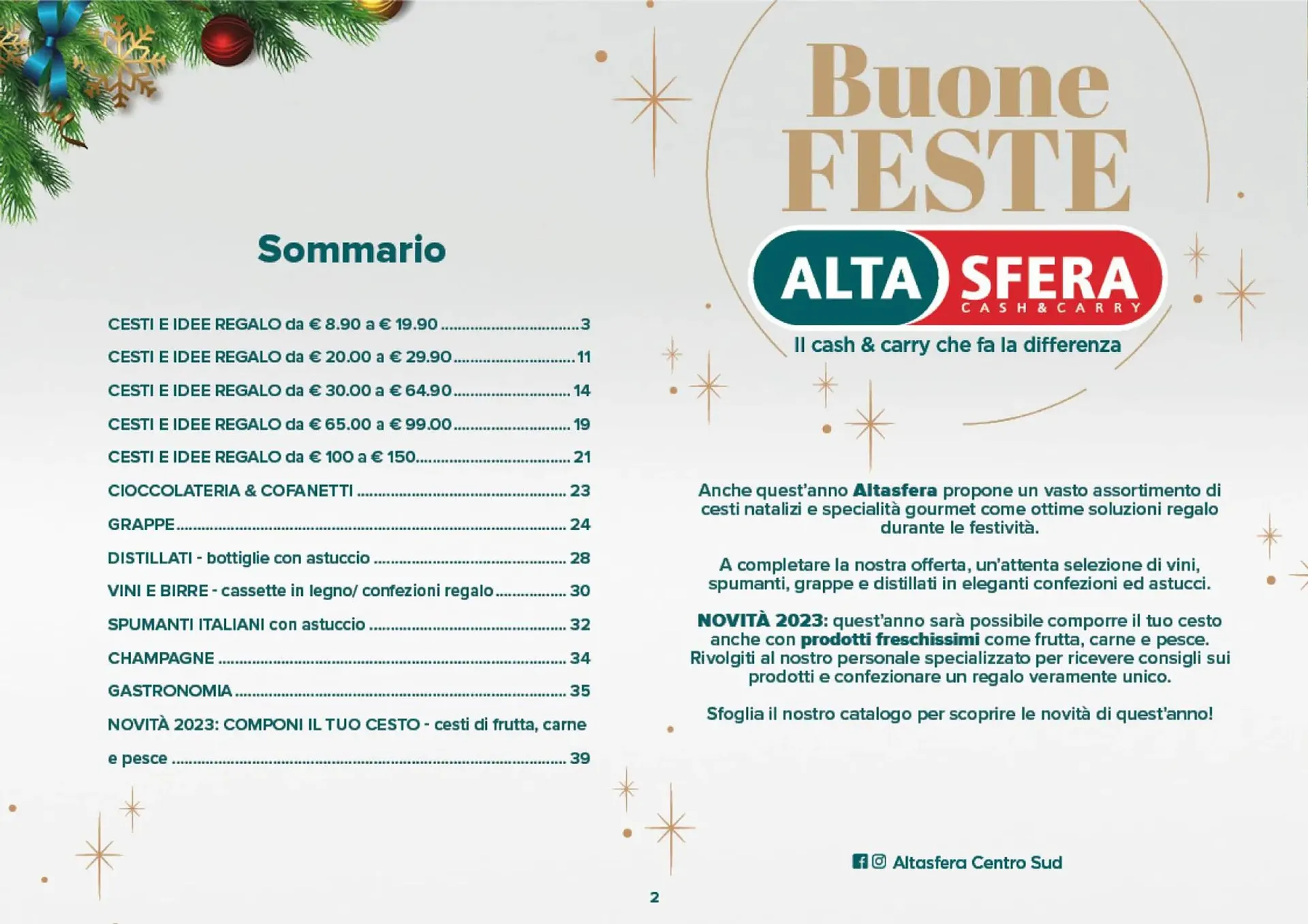 Volantino Altasfera da 6 novembre a 31 dicembre di 2023 - Pagina del volantino 2