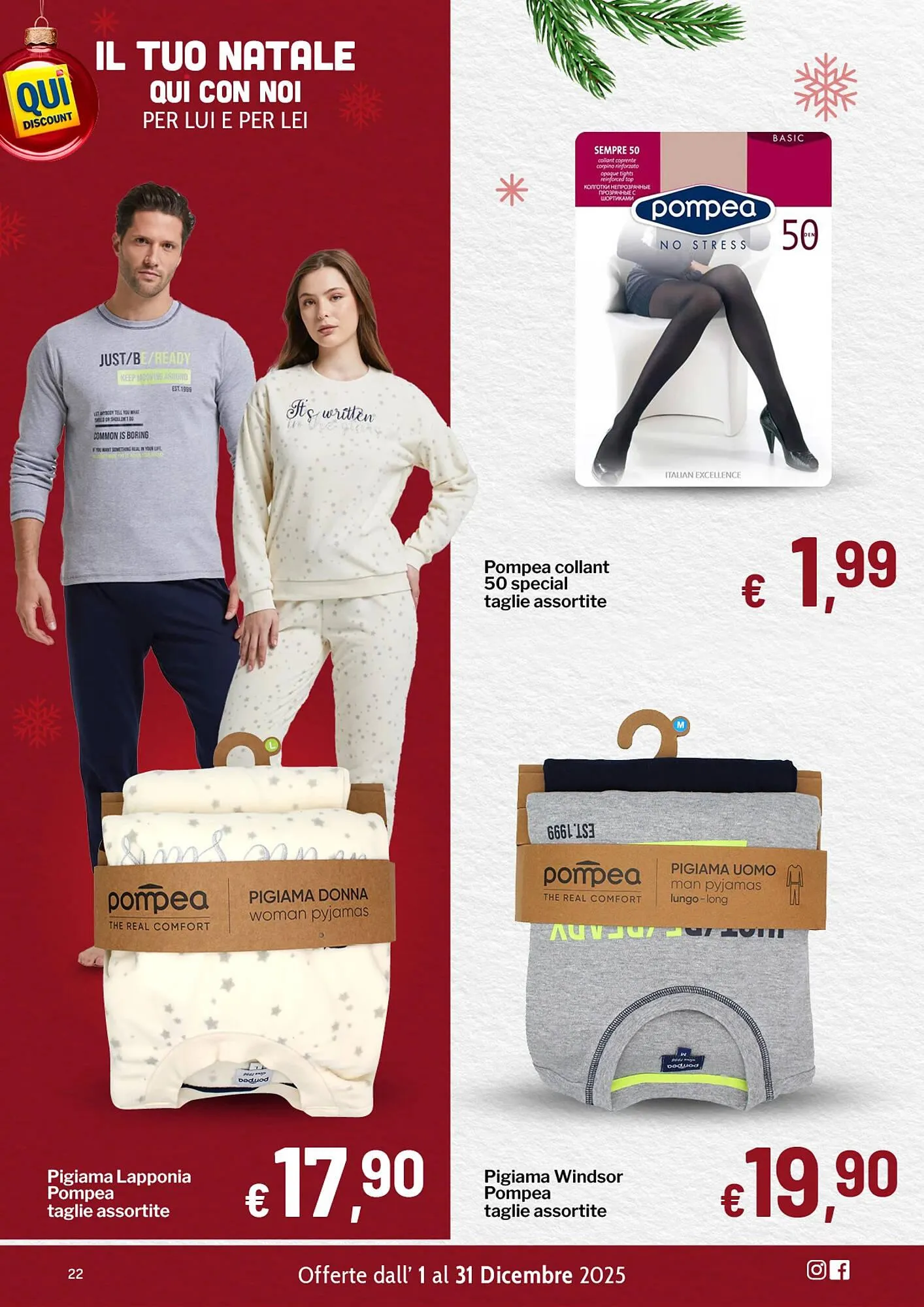 Volantino Qui Discount da 2 dicembre a 31 dicembre di 2025 - Pagina del volantino 22