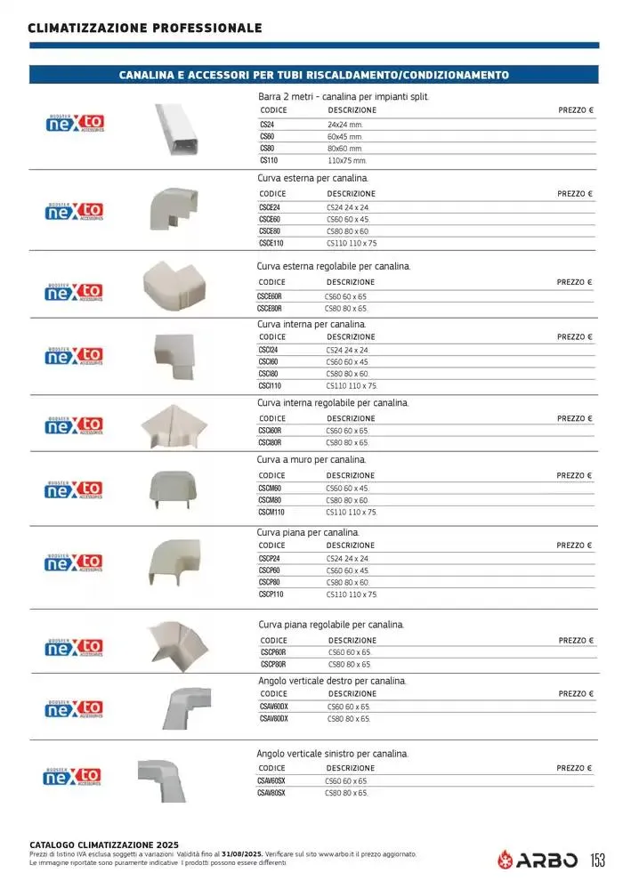 Catalogo Climatizzazione 2025 da 1 gennaio a 31 dicembre di 2025 - Pagina del volantino 143