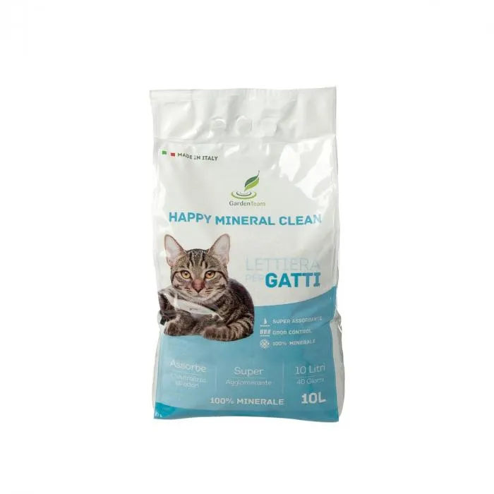 Happy Mineral Clean lettiera per gatti 10L
