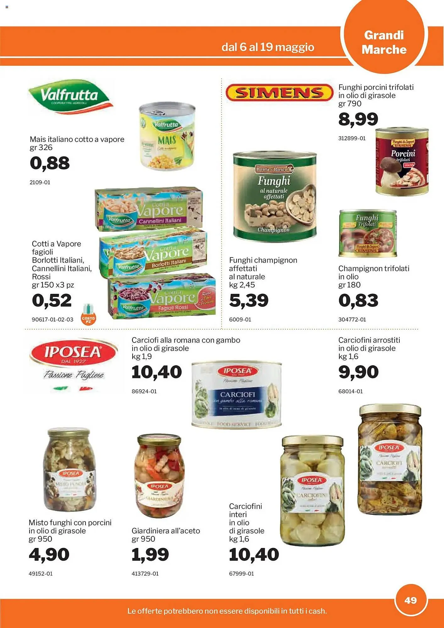 Volantino GrosMarket da 6 maggio a 19 maggio di 2026 - Pagina del volantino 49