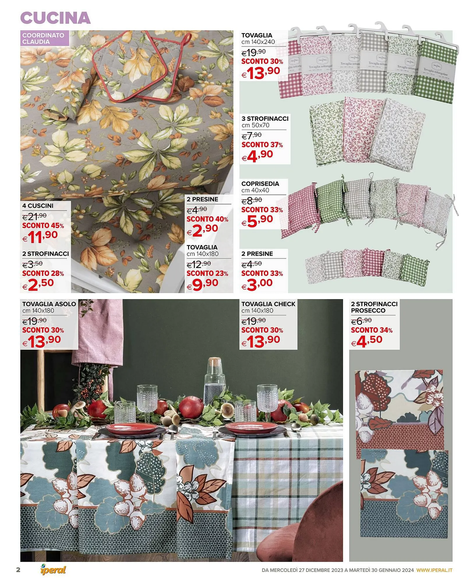 Volantino Iperal FIERA DEL BIANCO da 27 dicembre a 30 gennaio di 2024 - Pagina del volantino 2