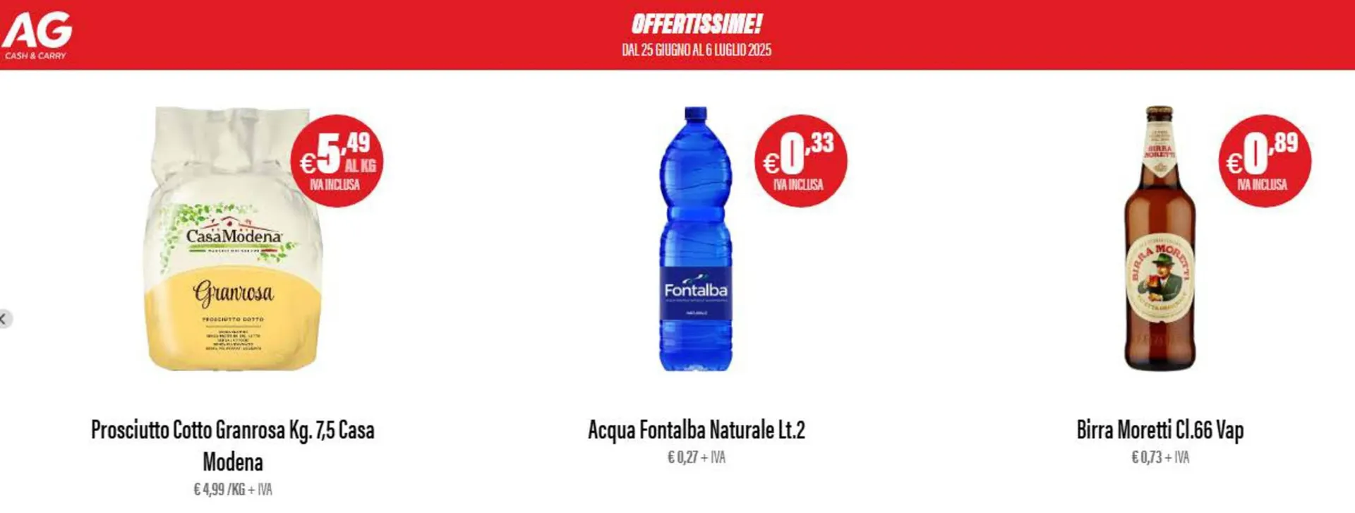 Volantino Ag Cash Carry da 26 giugno a 6 luglio di 2025 - Pagina del volantino 4