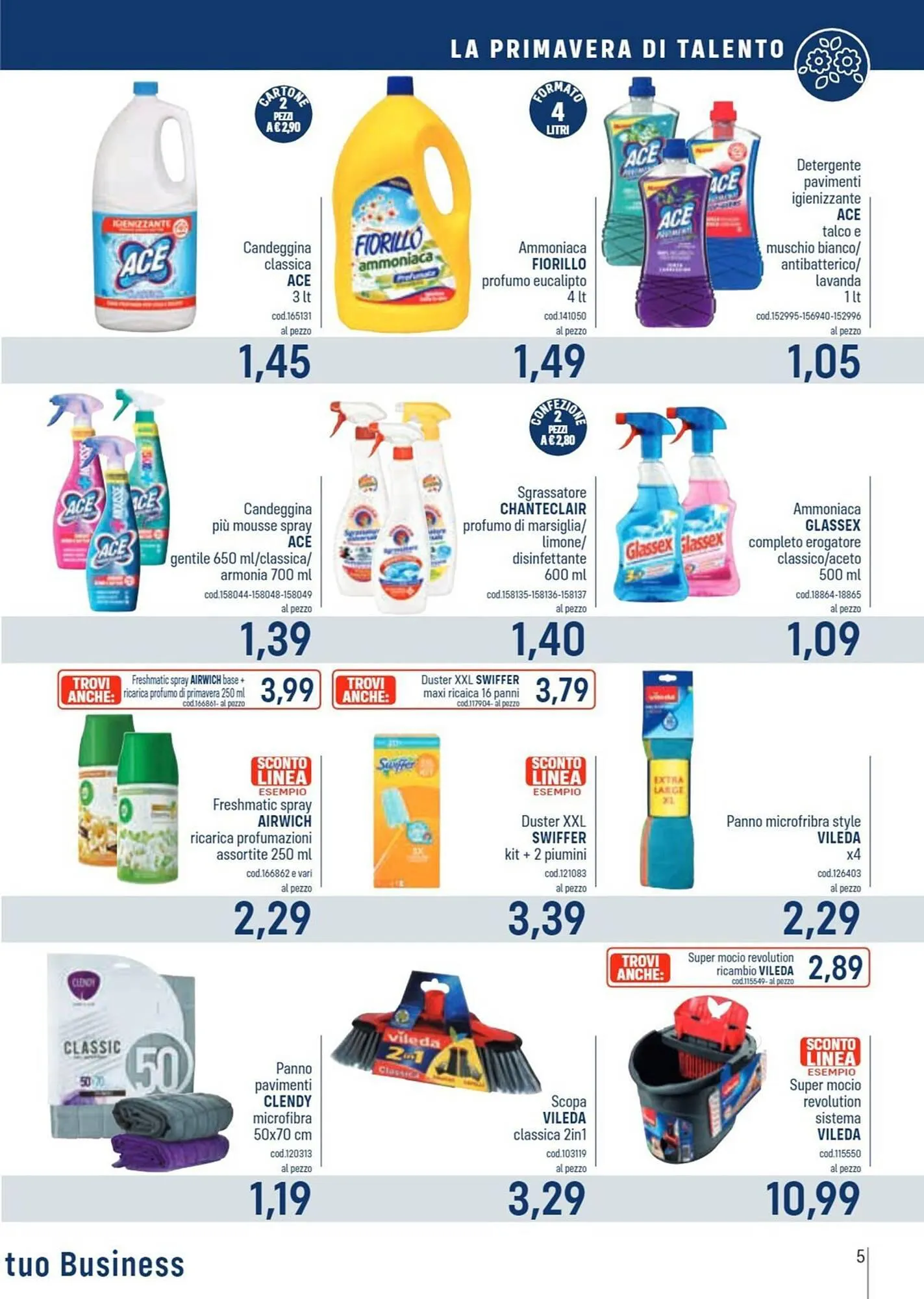 Volantino Talento Professional Store da 25 marzo a 7 aprile di 2024 - Pagina del volantino 5
