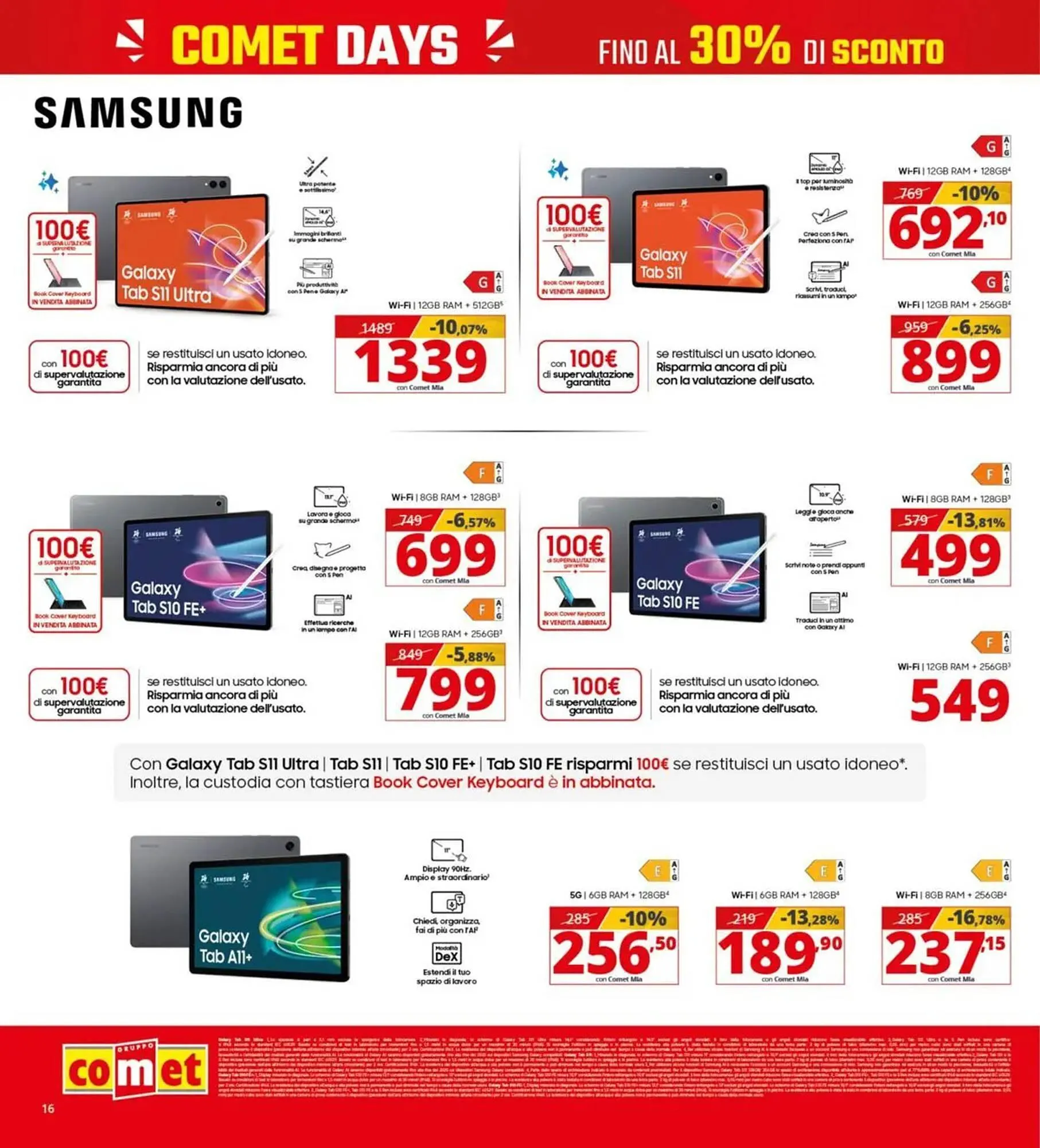 Volantino Comet da 19 marzo a 8 aprile di 2026 - Pagina del volantino 16