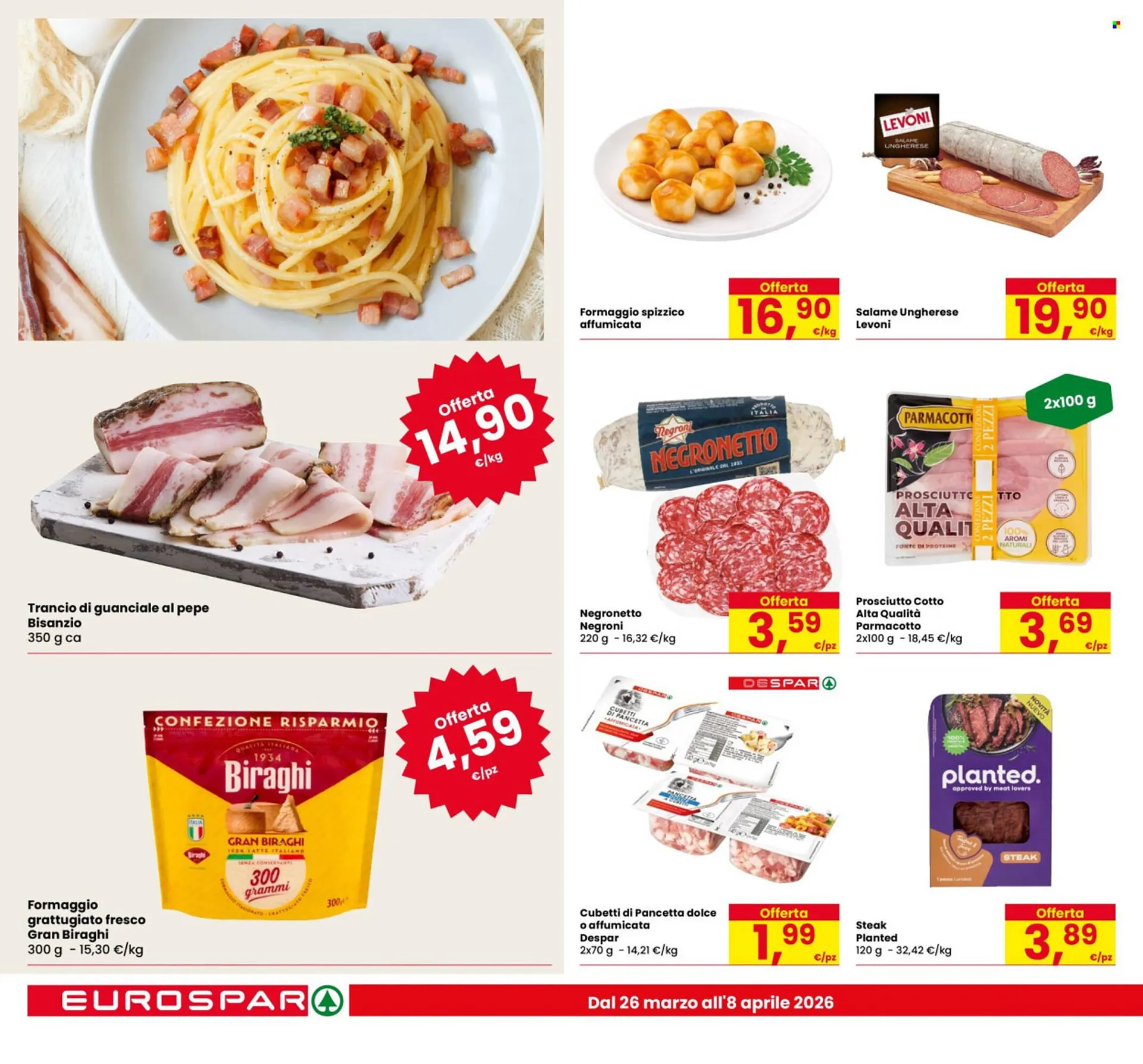 Volantino Eurospar da 26 marzo a 8 aprile di 2026 - Pagina del volantino 14