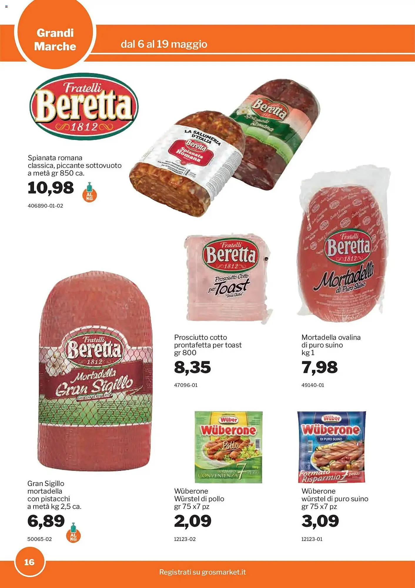 Volantino GrosMarket da 6 maggio a 19 maggio di 2026 - Pagina del volantino 16