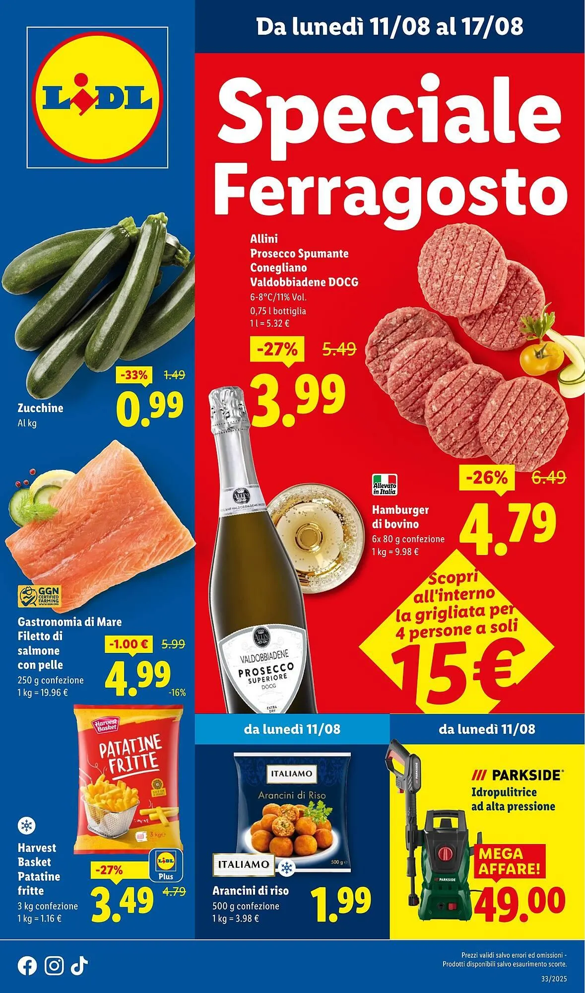 Volantino Lidl da 11 agosto a 17 agosto di 2025 - Pagina del volantino 1