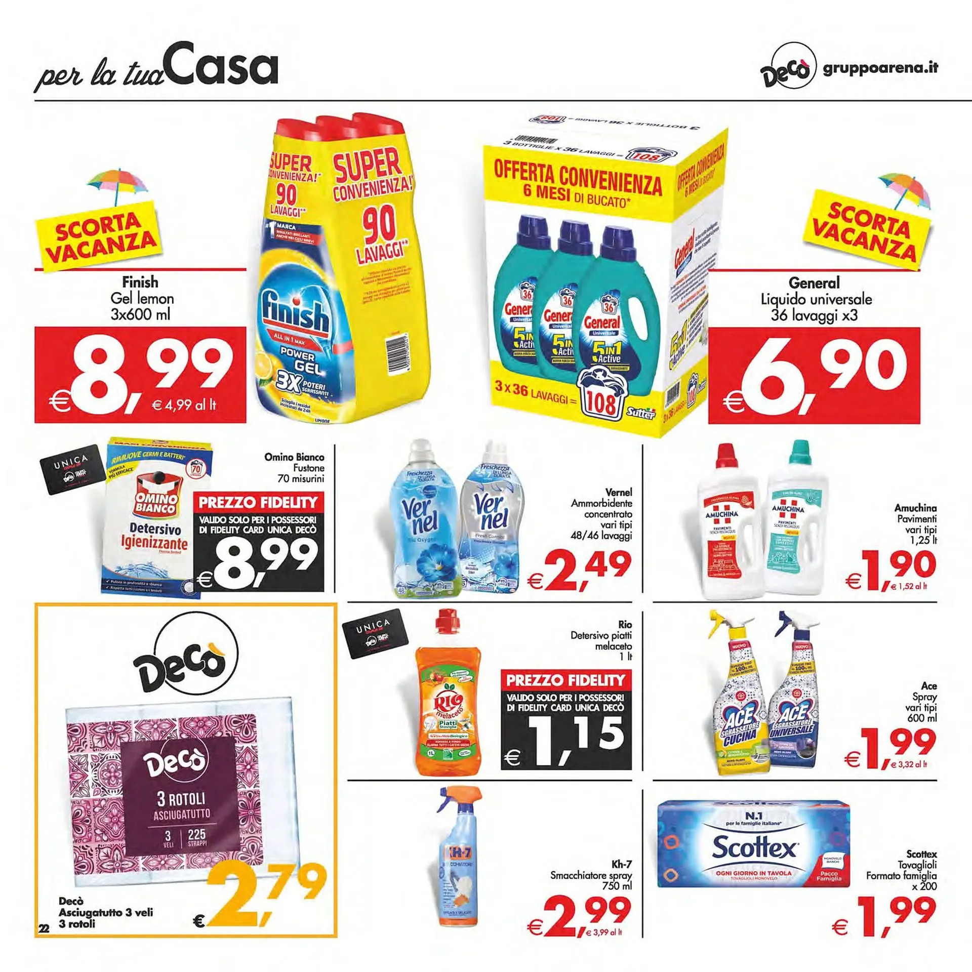 Volantino Deco Maxistore da 24 luglio a 31 luglio di 2025 - Pagina del volantino 22