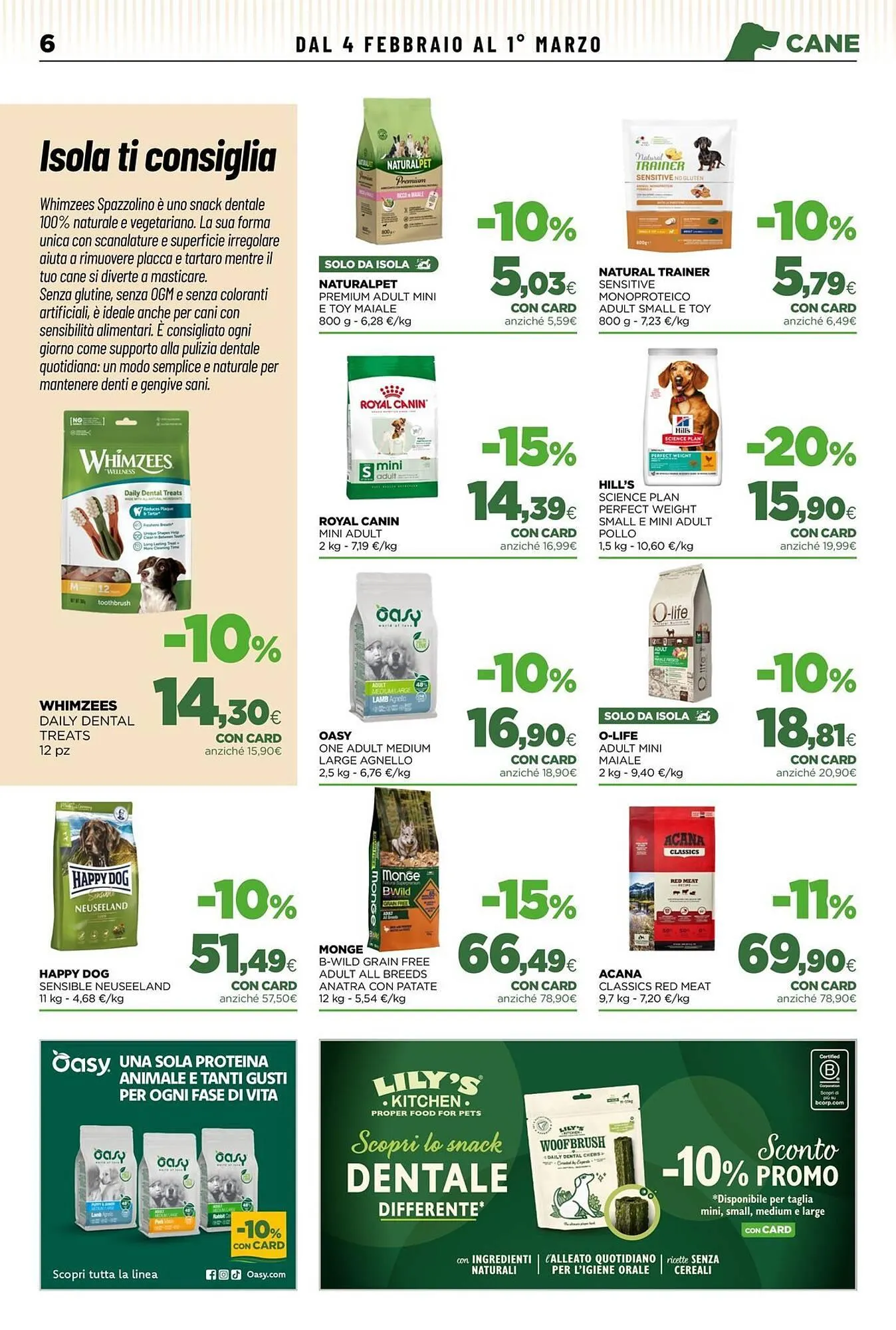 Volantino L´Isola dei Tesori da 4 febbraio a 1 marzo di 2026 - Pagina del volantino 6