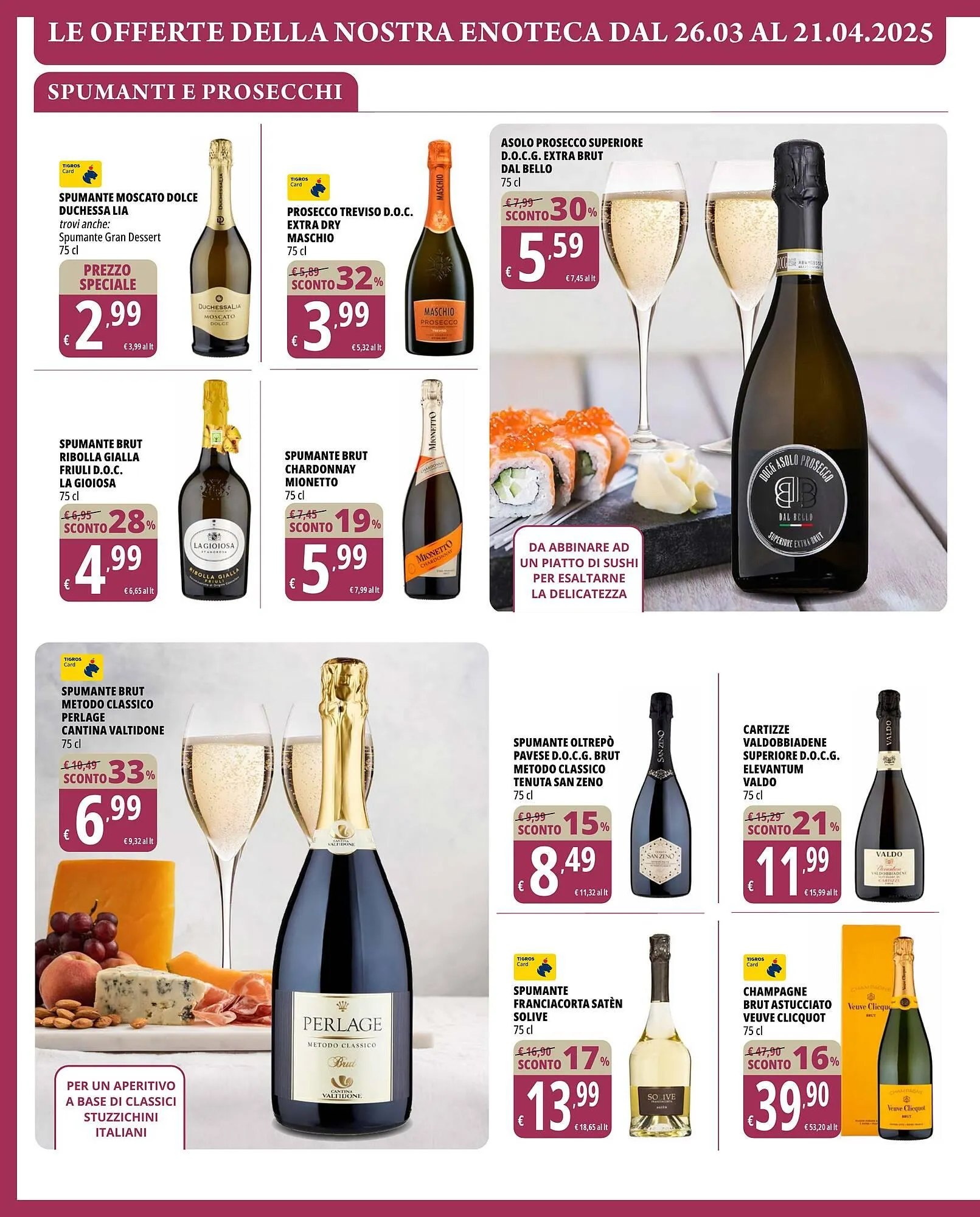 Volantino Tigros da 26 marzo a 21 aprile di 2025 - Pagina del volantino 1