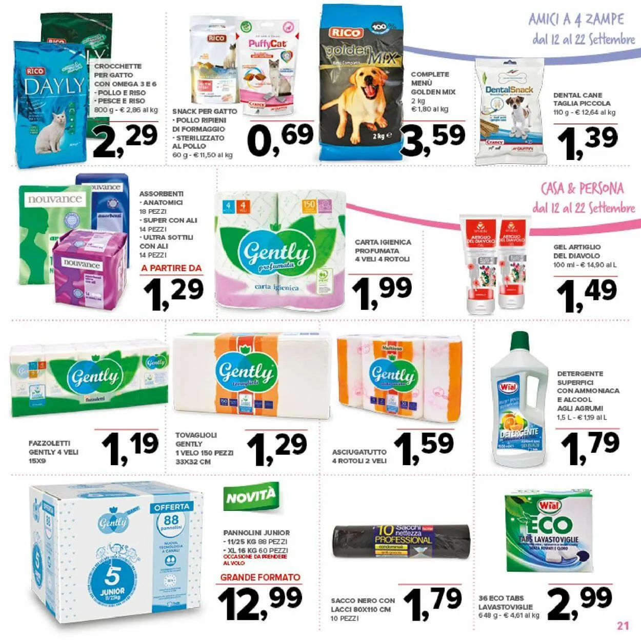 Todis Volantino attuale da 2 ottobre a 16 ottobre di 2024 - Pagina del volantino 21
