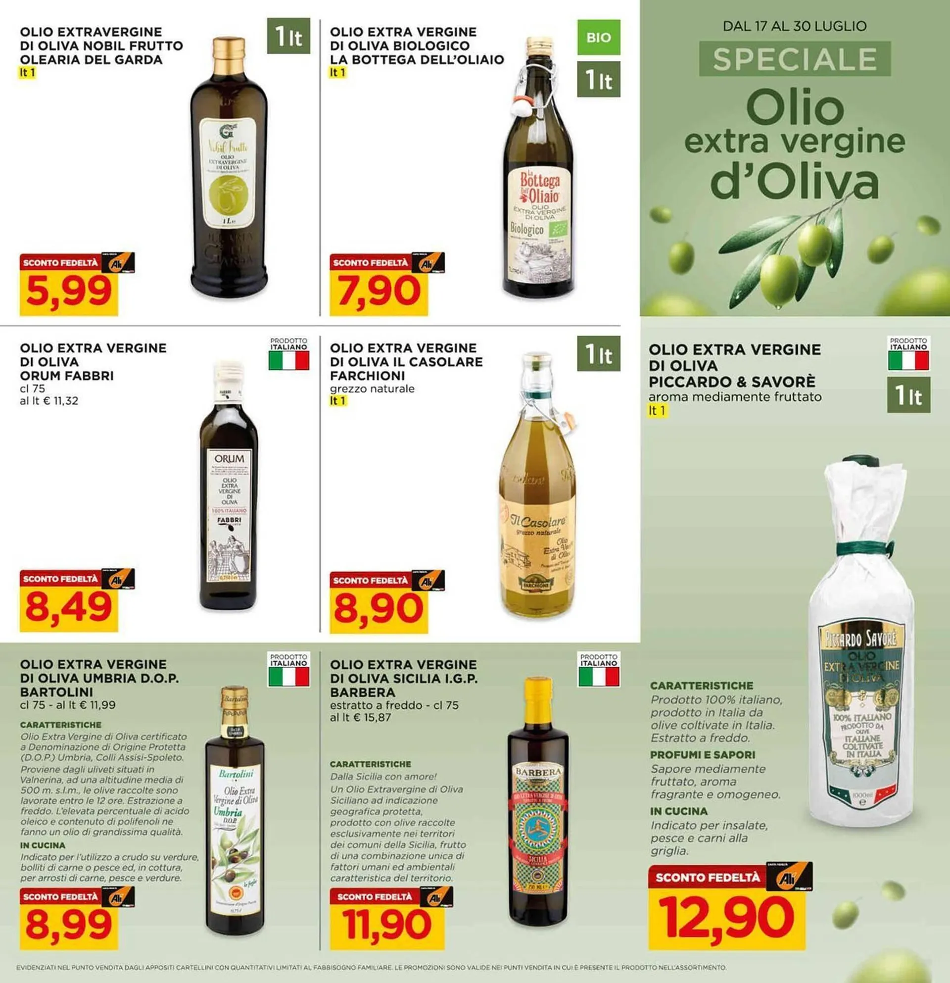 Volantino Alì Supermercati da 17 luglio a 30 luglio di 2025 - Pagina del volantino 17