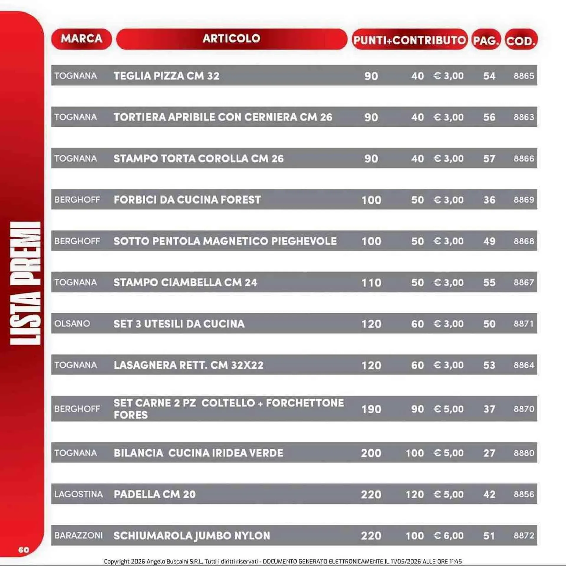 Volantino Iperfamily da 11 maggio a 31 gennaio di 2027 - Pagina del volantino 60