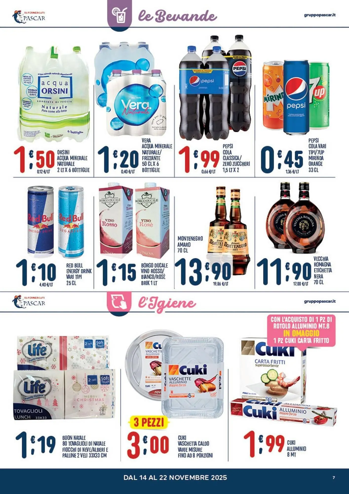 Volantino Gruppo Pascar da 14 novembre a 22 novembre di 2025 - Pagina del volantino 7