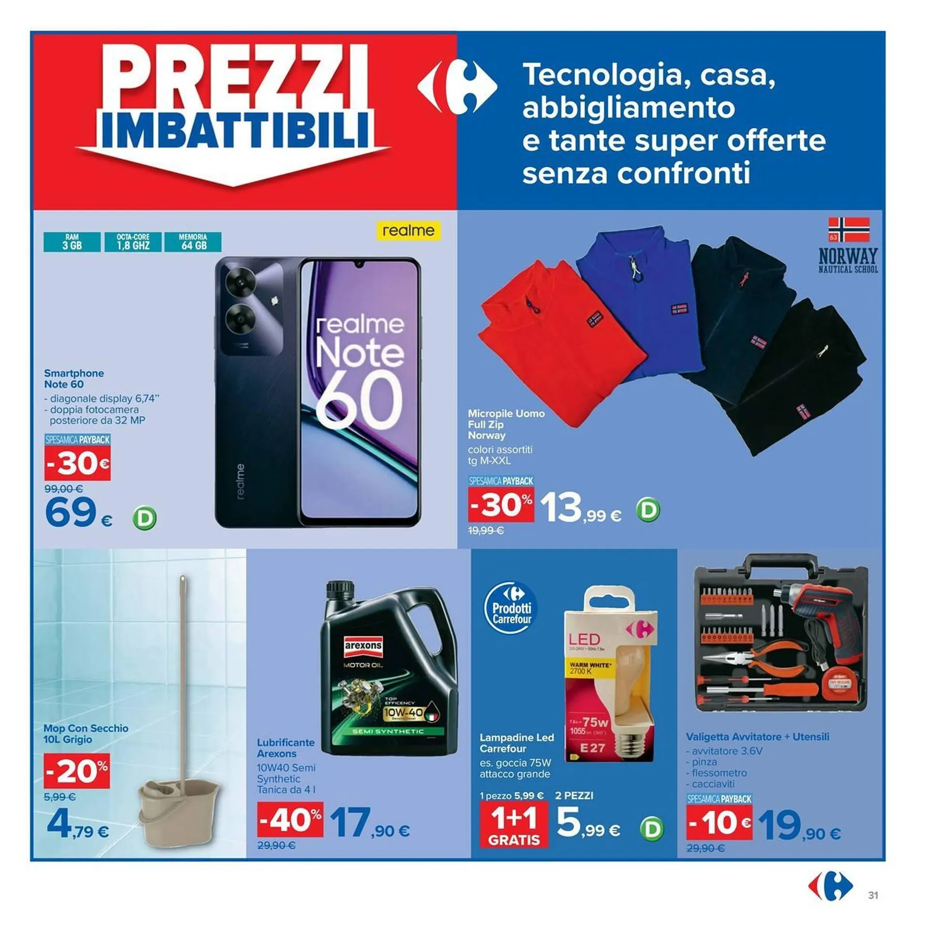 Volantino Carrefour Iper da 23 ottobre a 6 novembre di 2025 - Pagina del volantino 31